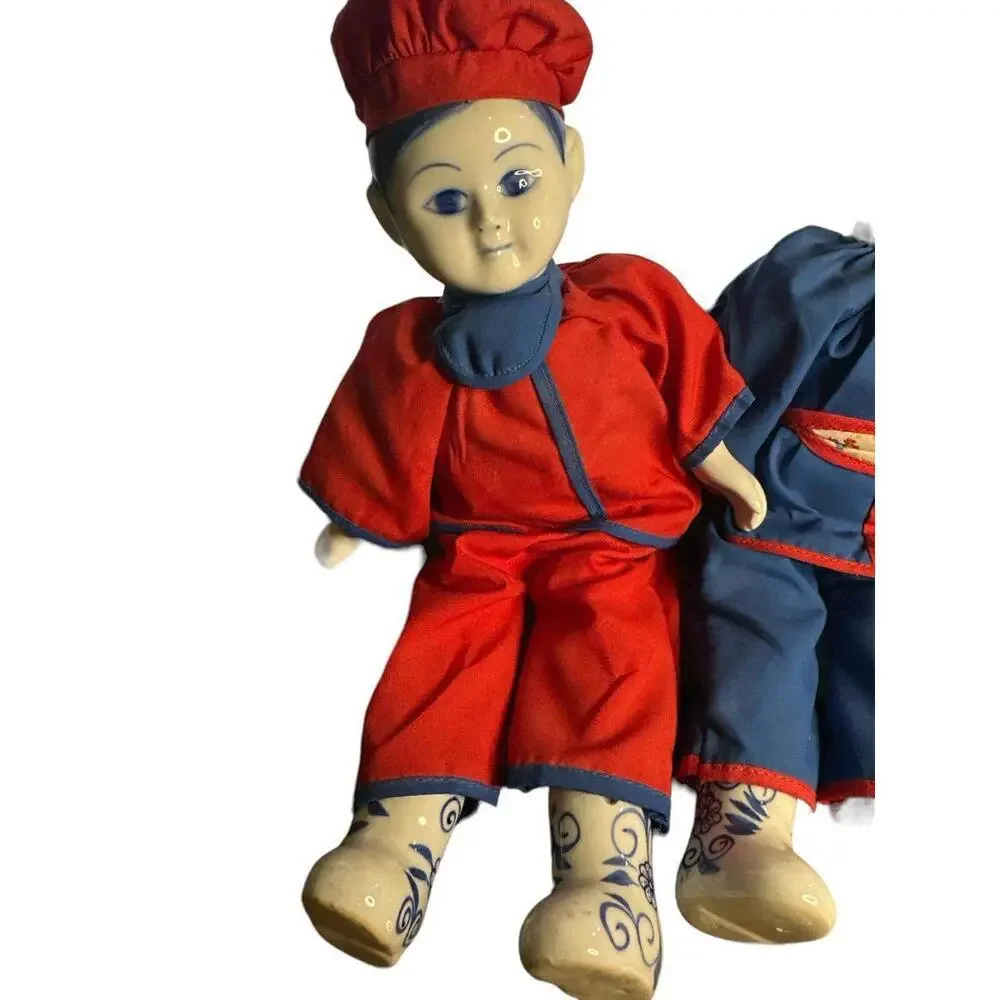 Vintage  These collectible dolls add a touch of nostalgia to your seasonal decor